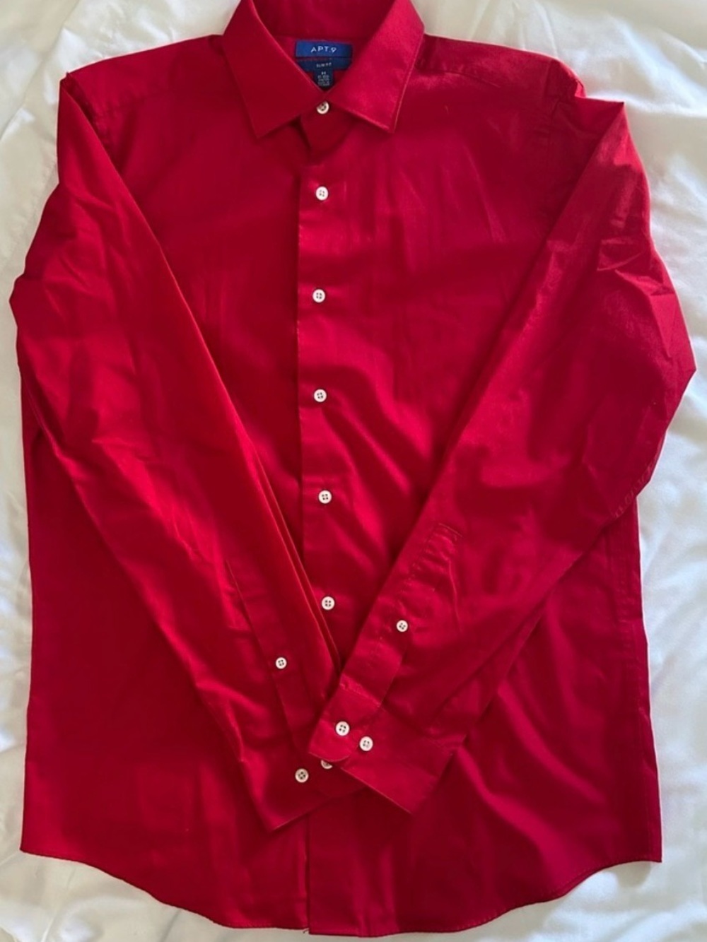 NWOT Apt. 9 Men's Red Dress Shirt NWOT